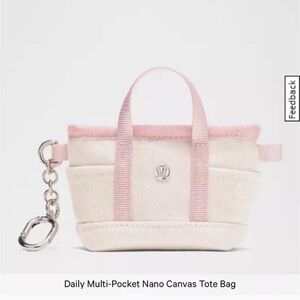 Lululemon Daily Multi-Pocket Nano Canvas Tote Bag